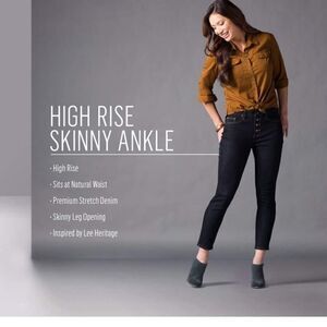 💥nwt Riders by LeeHigh Rise Skinny Ankle Jeans💥
